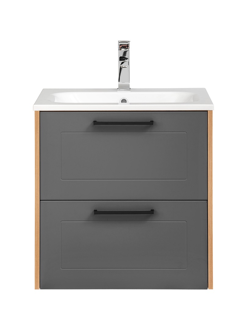 commad - Madera 820 FSC Šedý Grafit kúpeľňová skrinka