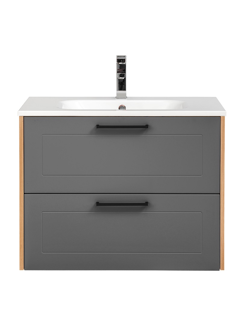 commad - Madera 821 FSC Šedý Grafit kúpeľňová skrinka
