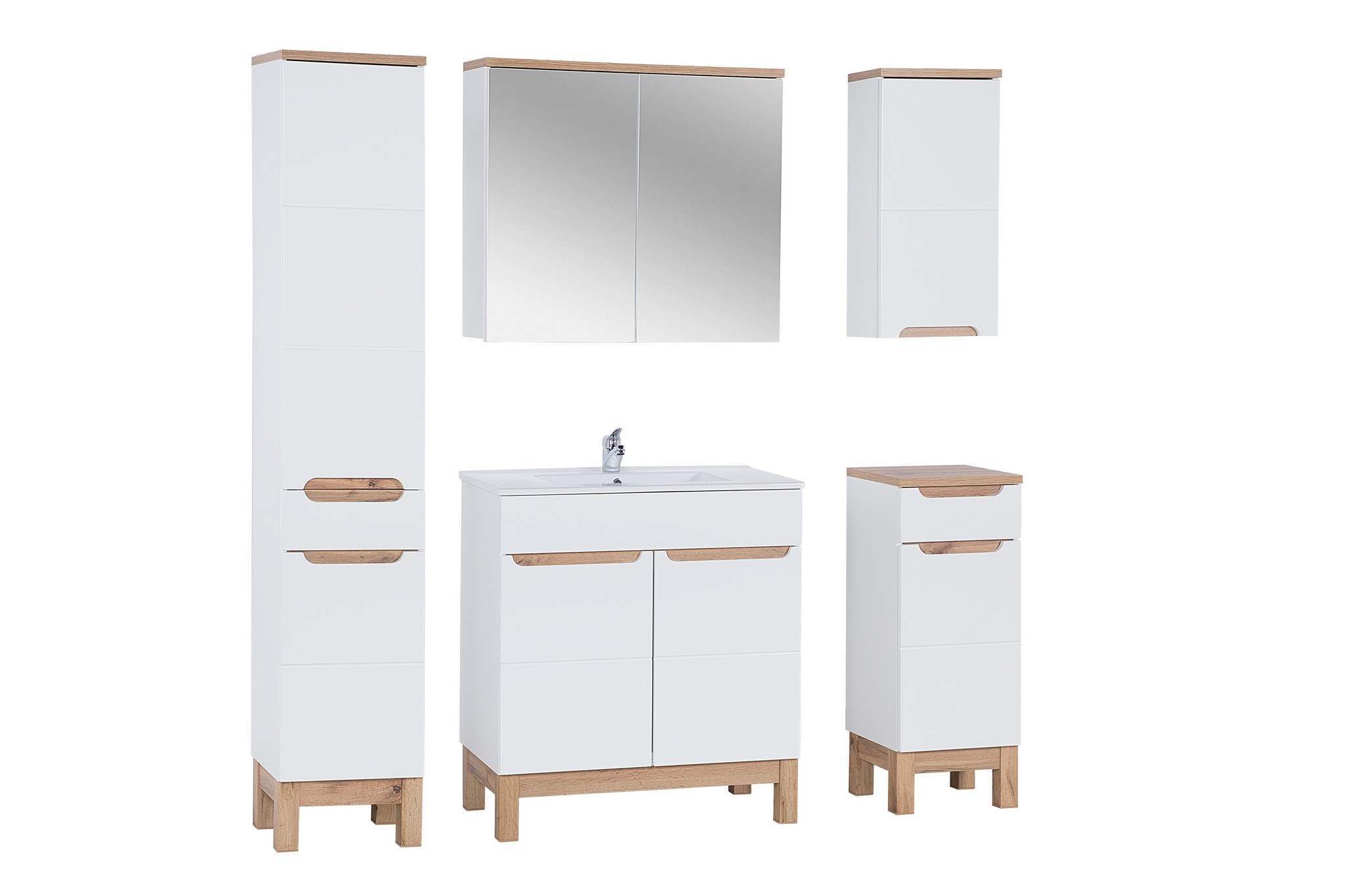 commad - BALI WHITE 810 FSC kúpeľňová skrinka