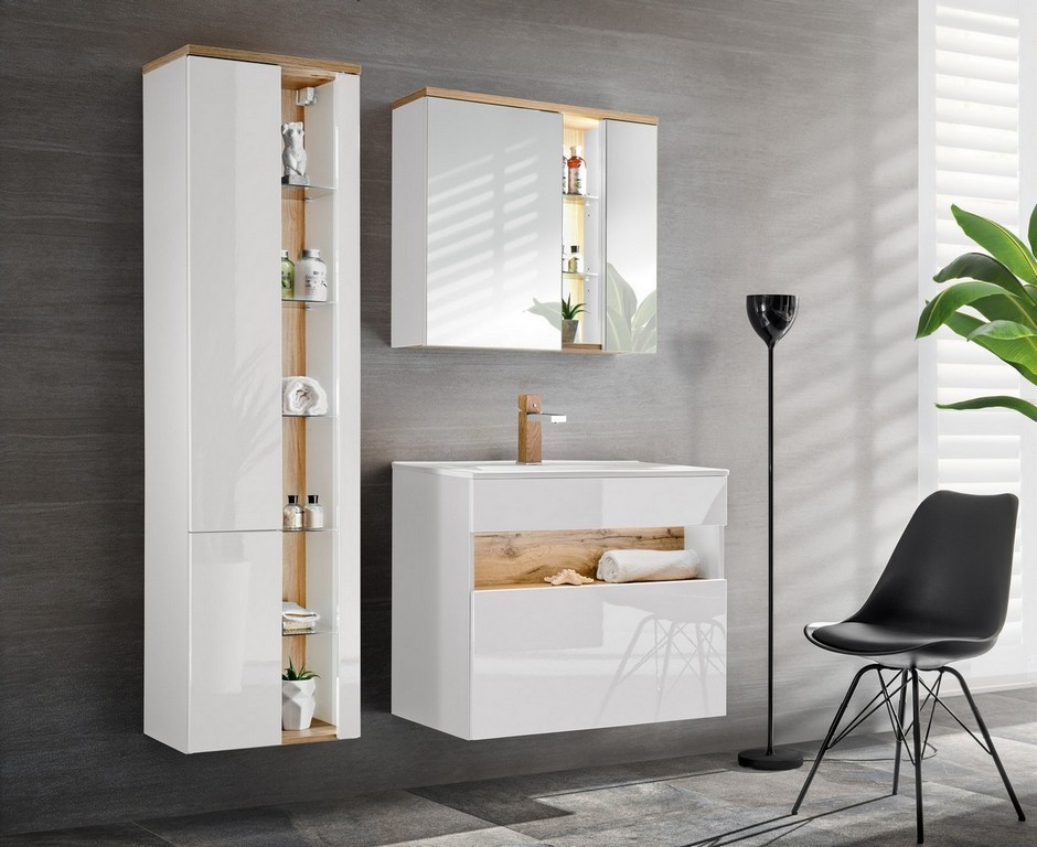 commad - BAHAMA WHITE 800 FSC kúpeľňová skrinka