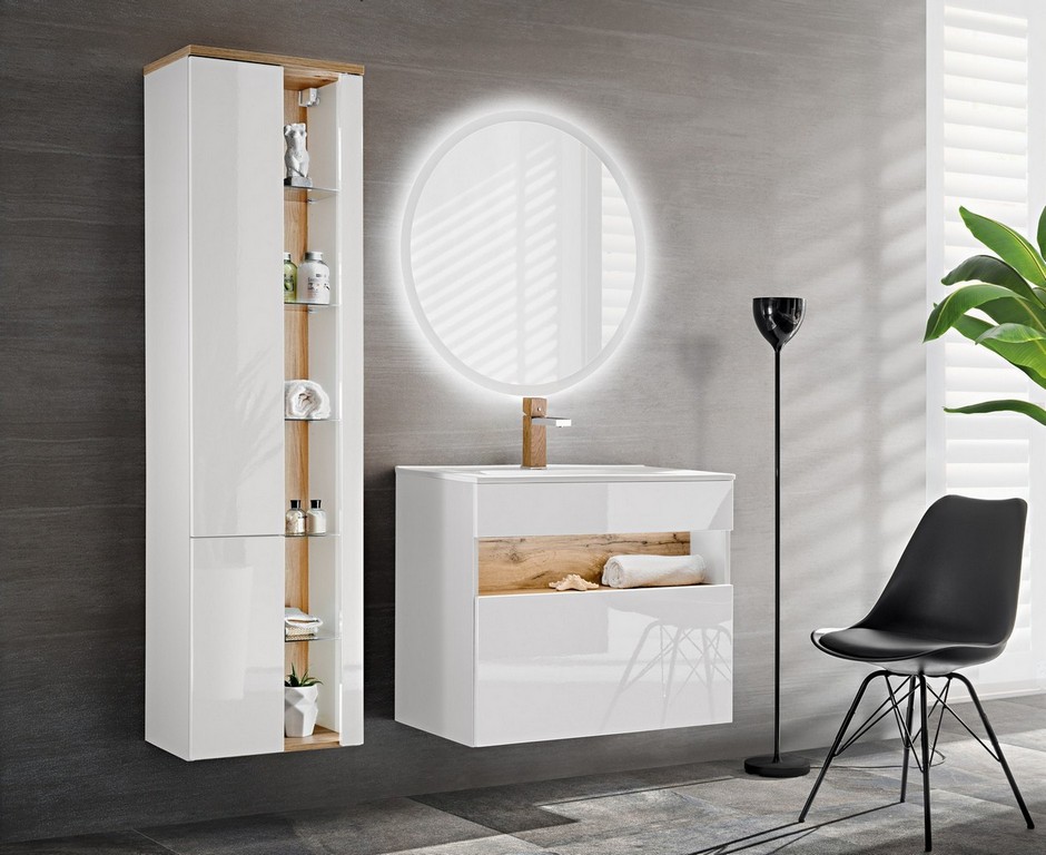 commad - BAHAMA WHITE 800 FSC kúpeľňová skrinka